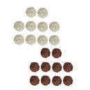 20 Pieces Natural Rattan Wicker Ball Christmas Tree Ornament Decoration 5cm