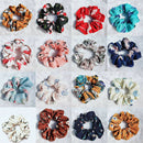 16pcs Hair Scrunchies Band Elastic Ties Big Floral Ponytail Holder Pack F. Women