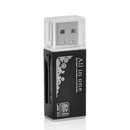 All in 1 for Micro SD SDHC TF M2 MMC MS PRO DUO USB 2.0 Multi Memory Card Reader