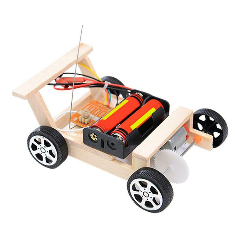 Wireless Remote Control Racing Car Assembled Puzzle Scientific Experiment