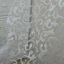 Voile Curtain Panel Door Window Screen Room Drapes Valance 100*200cm White