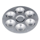Aluminum Palette 6-Well Round 5.31 Inches V1E2