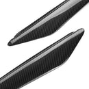 1Pair Carbon Fiber Headlight Eyebrows Cover head light lamp Eyelids Trim De