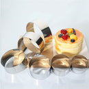 6X Pro Round Pastry Cutters Doughnut Fondant Muffins Mould Ring Baking Tools