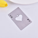 Playing Card Ace of Spade Poker Zebra Bar Tool Bottle Soda Beer Cap Opener