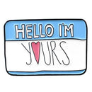 Creative Notes Message Card Brooch Badges Backpack Pins Jewelry (Style 3) A
