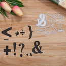 Symbol Cutting Dies Stencils Scrapbook Embossing DIY Craft Album Card Gift A