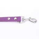 Pet Cat Dog Adjustable Harness Walking Lead Leash Chest Strap Deep Purple S