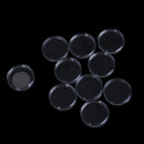 10Pcs 33mm plastic round applied clear cases coin storage capsules holder LJ