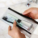 Clear Cosmetic Bag Travel Toothbrush Toothpaste Stationery Storage-Bag Sund H8G8