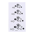 Cute Waterproof Star Arm Temporary Tattoo Stickers Body Art Removable Tatoos BX
