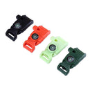4pcs Release Buckle Whistle Compass Scraper Parachute Bracelet Outdoor Kit