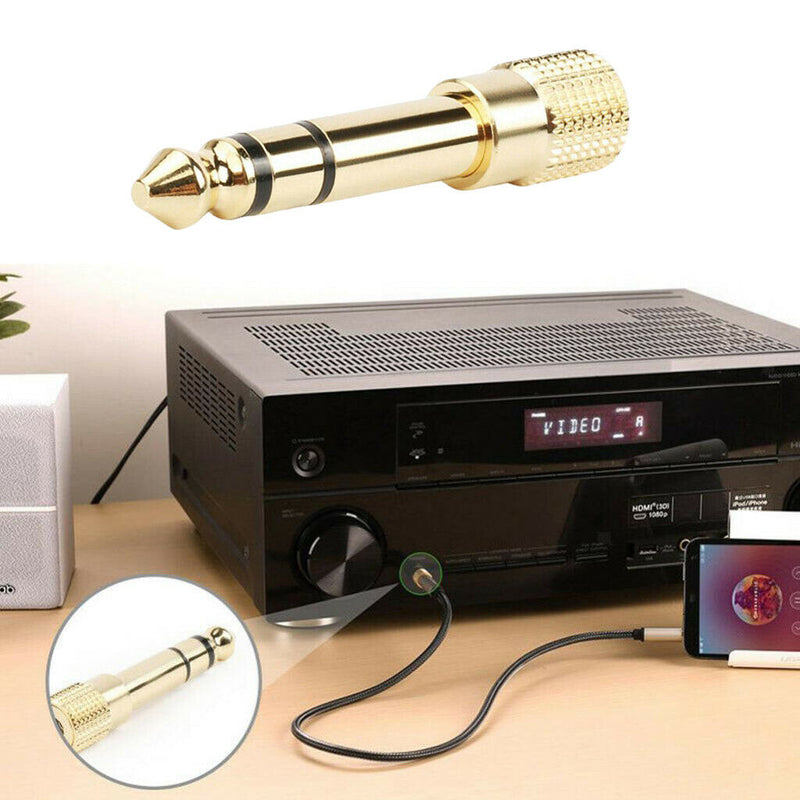 3.5 Mm Stereo Jack To 6.35 Mm Headphones Audio Mono Jack AUX