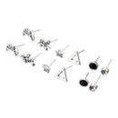 Women'S Fashion Personalized Pentagram Hollow Stud Set New