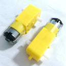 2pcs DC3V-6V 1:48 200RPM Gear Motor TT Motor Double Shaft For Car Robot Gearbox