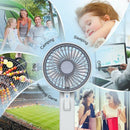 Portable Fan Battery Operated Desk Fan Usb Small Fan Rechargeable Hand Fan,