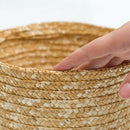 Wheat Straw Woven Storage Basket Storage Basket Innovative Basket Rustic Na