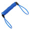 Steel Lanyard Spring Coil Wire Lock Safety Cable Lanyard Tether Blue 1.5m