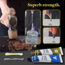2x Industrial Heat Resistance Cold Weld Metal Repair Paste A&B Adhesive Gel AU