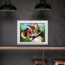5D DIY Full Drill Diamond Painting Mouse Cat Cross Stitch Embroidery Craft