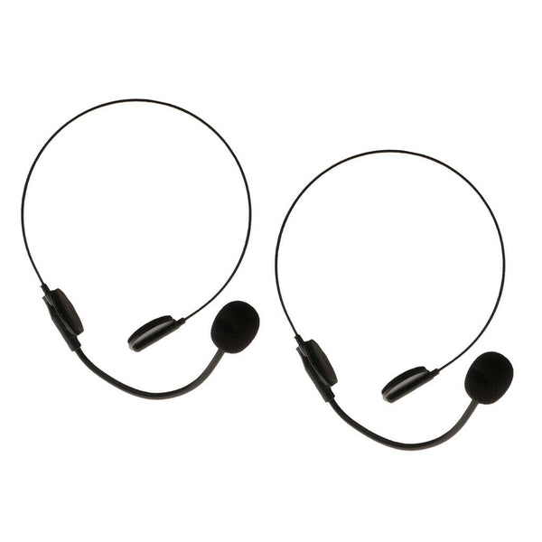 2 Piece Fancy Dress Holiday Party Microphone Headsets Mic Costume Adults Toys