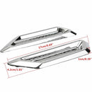2Pcs ABS Car Exterior Hood Air Flow Side Vent Intake Decoration Stickers
