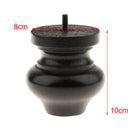 4Pcs Wood Furniture Feet Sofa Leg Couch Bed Ottoman Cabinet Plinth 10cm