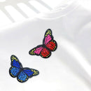 20 Pieces Butterfly Iron on Patches Embroidery Applique Patches for Arts Crafts