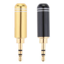 2pcs Metal Male Conductor Headphone Jack Plug