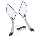 Universal Motorcycle ATV Rear View Mirror Scooter for Yamaha LY149QMG Gray