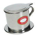 2 Pieces Stainless Steel Vietnamese Coffee Filter Set 50ml/1.7oz 100ml/3.4oz