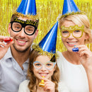 6pcs Paper Glasses Happy New Year Party Decor Home Christmas Ornaments Xmas SEAU