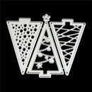 3pcs Christmas Tree Metal Cutting Dies For DIY Scrapbooking Album Paper Cards Z