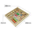 Kids Wooden Stamp Set Arts and Crafts Set for DIY Scrapbooking Card Making