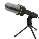 Microphone With Stand Tripod 3.5mm Audio Recording For Computer PC Phone Desktop