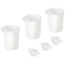 6Pcs Silicone Measuring Cups For 100Ml 10Ml, Diy Glue Tools Cup Making HandmF4U4