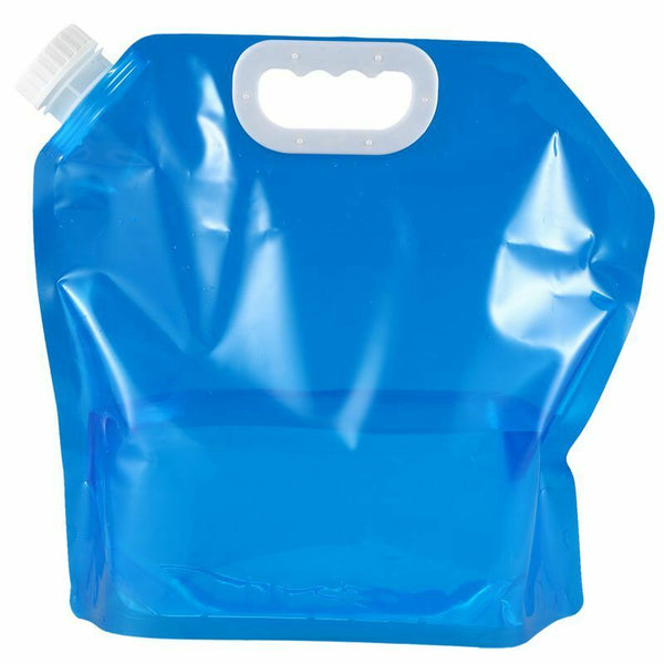 Foldable water can 5 liter blue L9R5