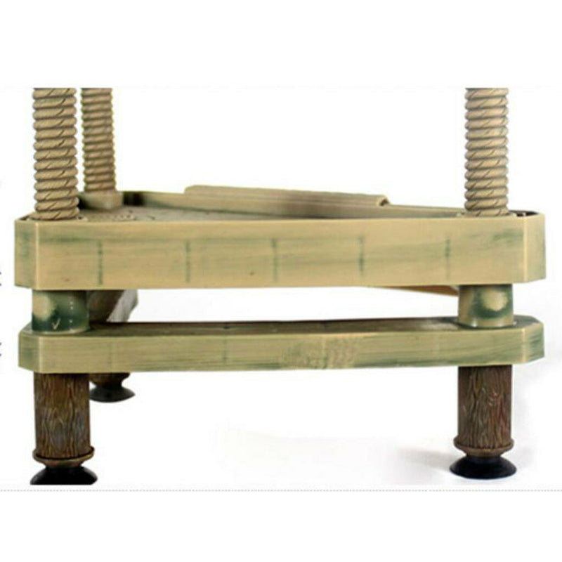 Reptile Terrarium Vivarium Ornament Tortoise Basking Ladder Platform Dock