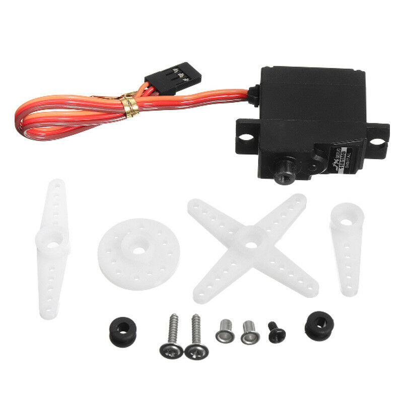 For WPL 1/16 RC Car B14 B16 B24 C14 C24 Upgrade Metal Steering Gear Servo Set