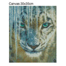 DIY 5D Tiger Full Drill Diamond Painting Embroidery Cross Stitch Decor Kit