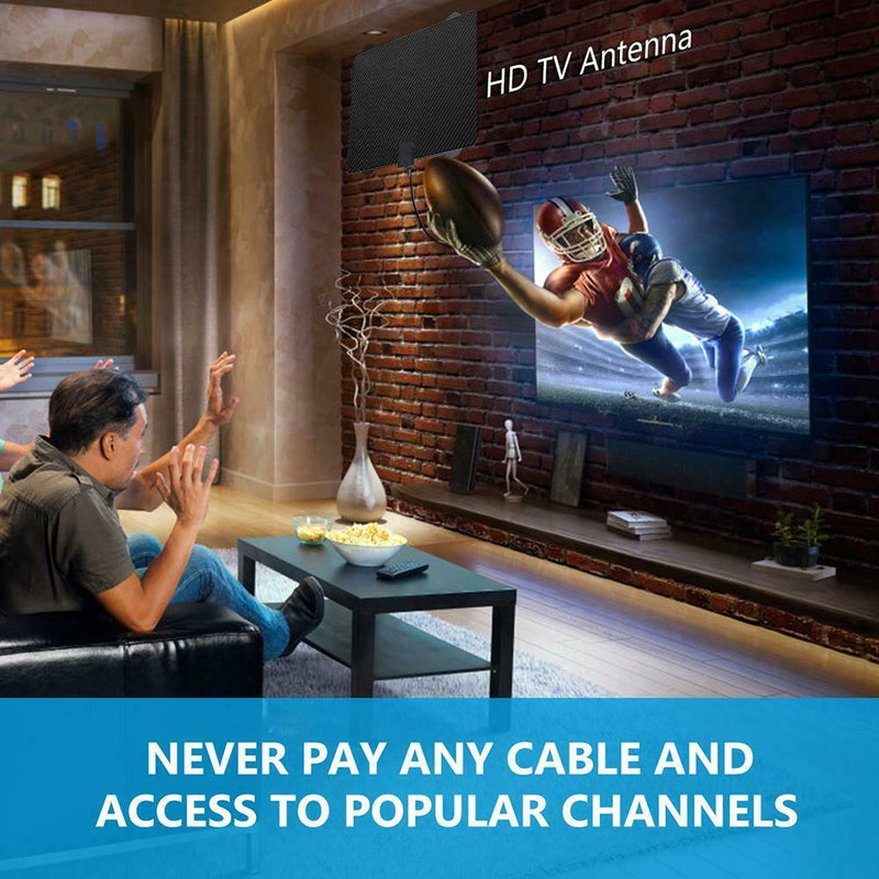 Range Antenna Digital Skywire 4K HDTV 1080P Outdoor Amplified Antenna 1280Mile