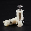 2pcs DIY Plastic Toilet Seat Screws Fixings Fit Toilet Seats Hinges Repair