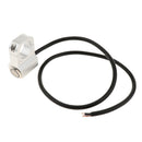 25mm Motorcycle Handlebar Headlight Fog Light Switch Stainless Steel | White