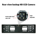 EU Car License Plate Frame Rear View Reverse Backup Parking Night Vision Came BX