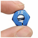 RC Blue Aluminum 7.0 Wheel Hex 12mm Drive with Pins Screws 4P HSP HPI Tamiy S4I9