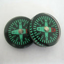 5 Small 25mm pocket survival scout button compasses! M7T5