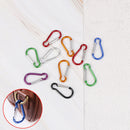 5x/Set Random No.5 Aluminum Alloy Gourdshaped Outdoor Sport Clasp Small Clas Gk