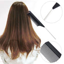 1X Fine Spaced Teeth Comb For Sectioning Parting Lifting Rat Tail Hair Comb New.