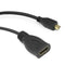 Micro HDMI D Male plug to HDMI Female jack Adapter Convertor Short Cable GUU