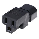 New C14 to Nema 5-15R PDU USP power adapter IEC male to US female adapter plug3C